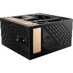 Блок питания MSI MEG Ai1300P (306-7ZP4A11-CE0), 1300Вт, 80 PLUS Platinum, 120мм, модульный, черный/золотой, фото 1
