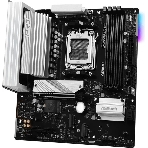 Материнская плата ASRock B650M Pro X3D WiFi, AM5, AMD B650, 4xDDR5, 4xSATA, 3xM.2, 1xPCIe 5.0 x16, 1xPCIe 4.0 x4, 1xHDMI, 1xDP, 1x2.5Gb LAN, Wi-Fi 6E, Bluetooth 5.2, 1xUSB-C 10Gbps, 1xUSB-A 10Gbps, 2xUSB-A 5Gbps, 4xUSB-A 2.0, 3x3.5 мм, 7.1, mATX, фото 1