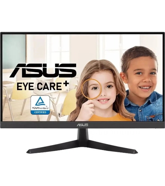 Монитор 21.45' ASUS VY229Q IPS 1920x1080, 75 Гц, 1 мс, 16:9, 250 кд/м², HDMI 1.4, DP 1.2, динамики, черный