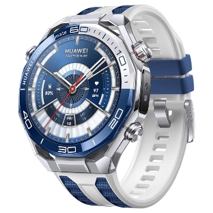 Умные часы Huawei Watch Ultimate 2 MCH-AL00, 1.5' AMOLED, Wi-Fi, Bluetooth, NFC, 20 ATM, титан / синий / белый