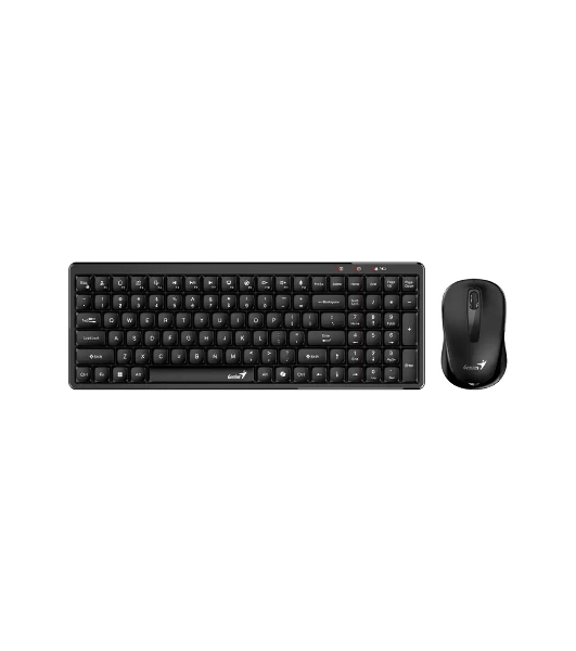 Комплект клавиатура+мышь Genius Luxemate Q8100 беспроводной, USB, 1200 DPI, чёрный