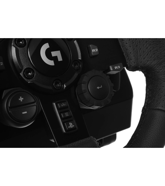 Руль Logitech G923 10кноп. (с педалями) черный