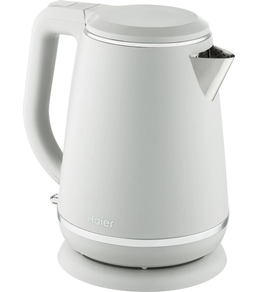 Чайник электрический Haier HK-502 1.5л. 3000Вт серый корпус: нерж.сталь/пластик (TD0029960RU)