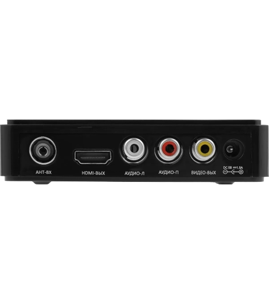Приставка для цифрового ТВ Cadena CDT-2291SB черный, DVB-T2, DVB-T, HDMI, USB 2.0