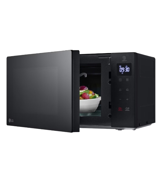 Микроволновая печь LG MS2032GAS черный 20 л, 700 Вт, переключатели - сенсор