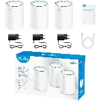 Бесшовный Mesh роутер Cudy M1300 (M1300 3-PACK) AC1200 10/100/1000BASE-TX/Wi-Fi белый (упак.:3шт), фото 1