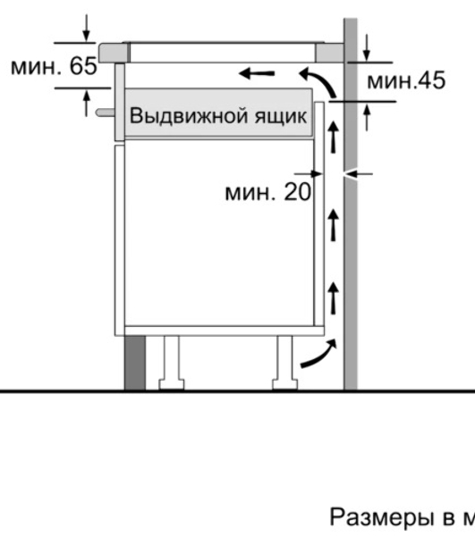 Индукционная варочная панель Bosch PUG61KAA5E черный