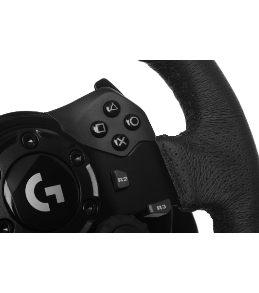 Руль Logitech G923 10кноп. (с педалями) черный