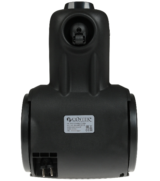 Пылесос Centek CT-2524 черный/серый, 420/2300 Вт, уборка сухая, пылесборник контейнер 2 л