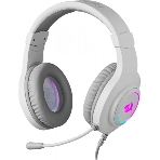 Гарнитура Redragon Hylas белая, проводная, USB / 2 x mini jack 3.5 мм, подсветка, фото 1