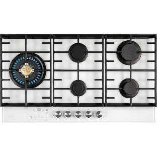 Газовая варочная панель HIBERG VM 9155 W, белый