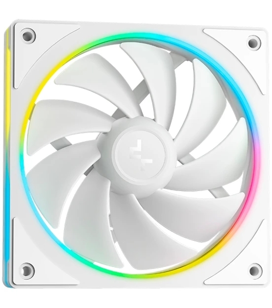 Система жидкостного охлаждения Deepcool LM360 WH ARGb Soc-AM5/AM4/1200/1700/1851 белый 4-pin 19-36dB Al LCD 250W 1729gr Ret (R-LM360-WHDMMC-1)