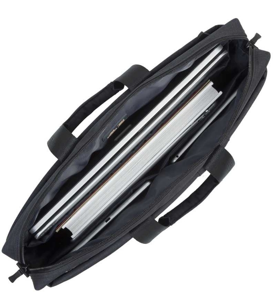 Сумка для ноутбука 17.3' Riva 8355 полиэстер черный