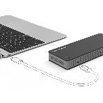 Док-станция WAVLINK WL-UTD21H, Thunderbolt 3, USB-A 3.2 Gen1/USB-A 3.2 Gen2/USB-C 3.2 Gen2/DisplayPort/RJ-45/Jack 3.5мм, USB, фото2