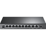 Настольный коммутатор TP-Link TL-SL1311P, 8 портов 10/100 Мбит/с с поддержкой PoE+, 2 гигабитных порта без поддержки PoE, 1 порт SFP, 802.3af/at, бюджет PoE — 65 Вт, стальной корпус, фото2