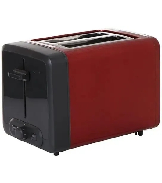 Тостер Bosch TAT4P424 красный/черный, 970 Вт, 2 слота