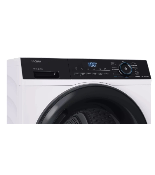 Сушильная машина Haier HD90-A2929A белый, 9 кг, сушка - конденсационная, программ - 15, 59.5 x 84.5 x 66.5 см