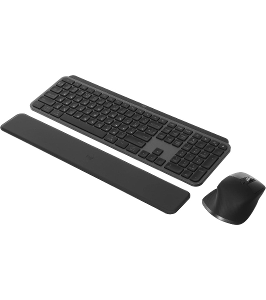 Комплект клавиатура+мышь Logitech MX Keys S Combo беспроводной, USB, 8000 DPI, серый