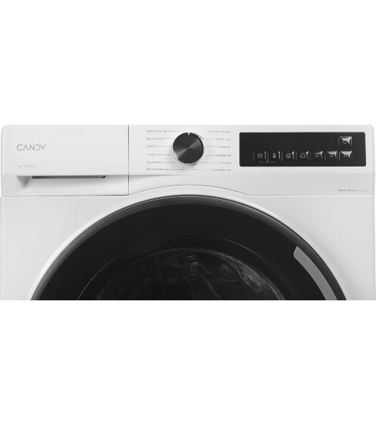 Стиральная машина Candy C33W4 07MBW-07 белый, загрузка фронтальная 7 кг, 1000 об/мин, класс A+++