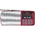 Радиоприемник цифровой Perfeo ЕГЕРЬ FM+ 70-108МГц/ MP3/ питание USB или BL5C/ красный(i120-RED)	, фото 1