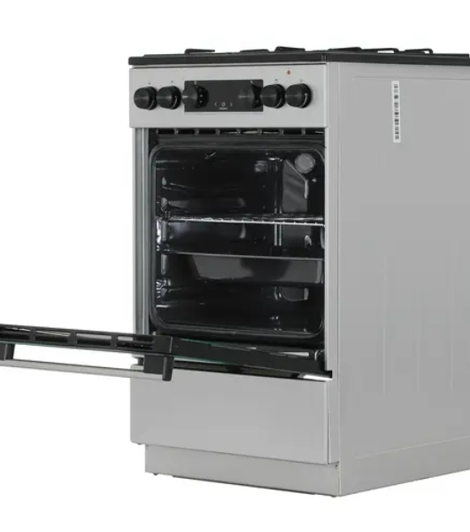 Плита комбинированная Gorenje GK5C60SJ серый, конфорок 4 газовых, духовка 62 л, 50 см x 85 см x 59.4 см