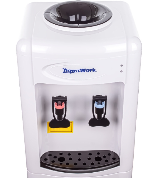Кулер для воды Aqua Work 0.7LR, верхняя загрузка, нагрев 95 °С, охлаждение 10 °С, белый