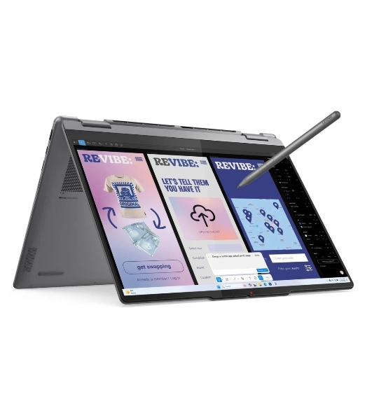 Ноутбук Lenovo Yoga 7 2-in-1 14ILL10 14'(1920x1200 OLED)/Touch/Intel Core Ultra 5 226V(2.1Ghz)/16384Mb/512PCISSDGb/noDVD/Int:Intel Arc graphics/Cam/BT/WiFi/70WHr/war 1y/1.38kg/luna grey/Win11Home + 65W, Pen, RU kbd
