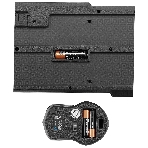 Комплект клавиатура+мышь Oklick 205MK беспроводной, USB, 1600 DPI, чёрный, фото6