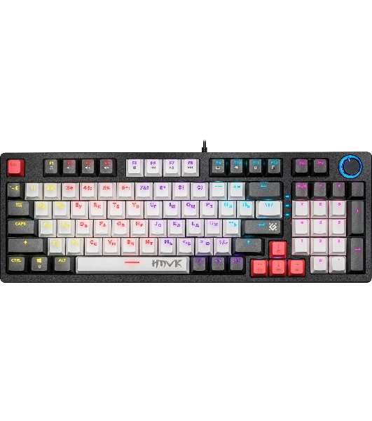 Клавиатура Defender Hawk GK-418 проводная, USB Type-A, чёрный