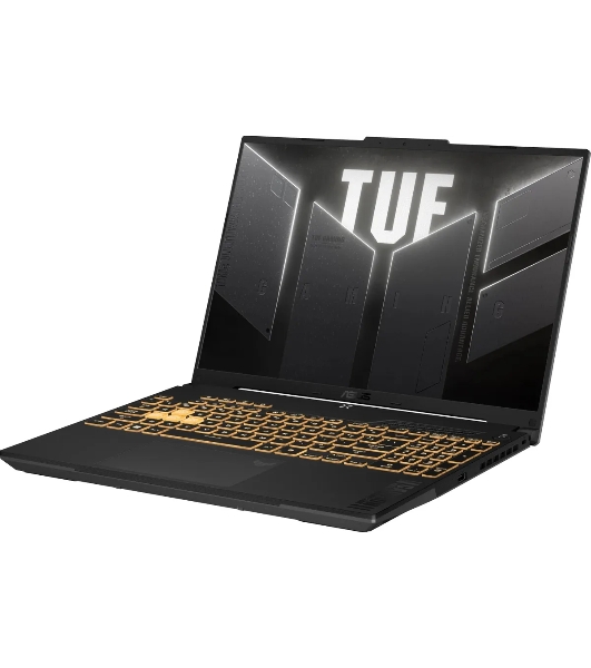 Ноутбук ASUS TUF F16 FX608JMR-RV114 16'(1920x1200 (матовый, 165Hz) IPS)/Intel Core i7 14650HX(2.2Ghz)/16Gb/1024PCISSDGb/noDVD/Ext:nVidia GeForce RTX 5060(8192Mb)/Cam/BT/WiFi/90WHr/war 1y/2.2kg/Jaeger Gray/DOS