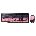 Комплект клавиатура+мышь Smartbuy 666395AG беспроводной, USB, 1000 DPI, чёрно-розовый, фото4