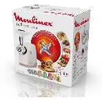 Мясорубка электрическая Moulinex ME476132 белый/бежевый, 2000 Вт, 2.3 кг/мин, защита от перегрузки, насадки - 9, фото3