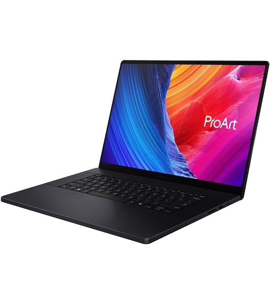 Ноутбук ASUS ProArt P16 H7606WX-SE042X 16'(3840x2400 OLED)/Touch/AMD Ryzen AI 9 HX 370(2Ghz)/64Gb/2Tb SSD/noDVD/Ext:nVidia GeForce RTX 5090(24576Mb)/Cam/BT/WiFi/90WHr/war 1y/1.98kg/Nano Black/Win 11Pro + алюм корп; DialPad