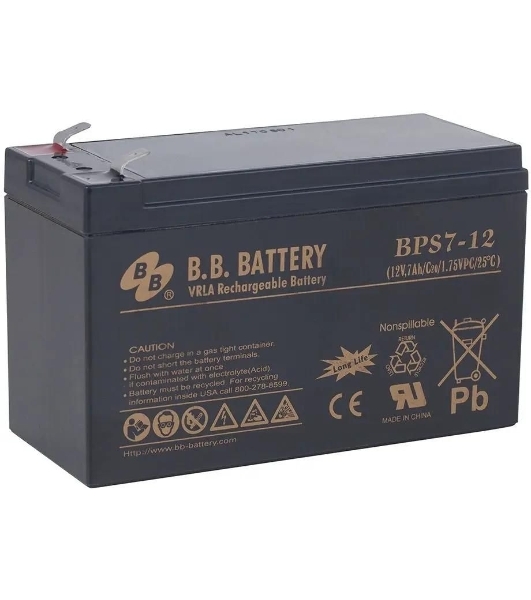 Батарея для ИБП B.B.Battery/BPS 7-12/12V/7Ah