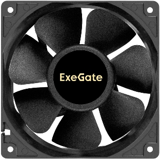 Вентилятор корпусной ExeGate EX12038S2P-24, 120 мм, 3000 об/мин, 46 дБ, 2-pin, без подсветки