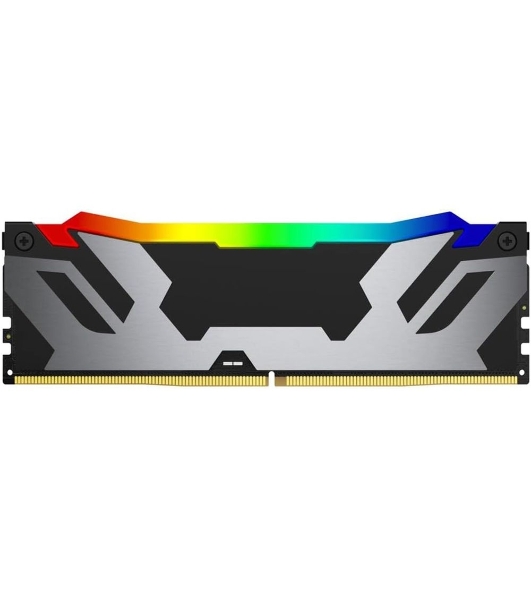 Оперативная память Kingston Fury Renegade, DDR5, 96Gb (2x48Gb), 6400MHz, CL32, DIMM, с радиатором, RGb, серебристый