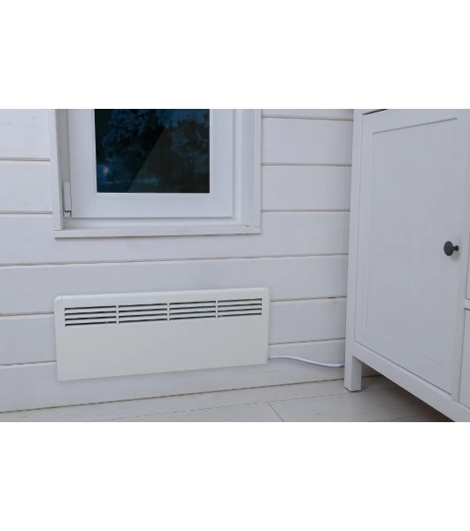 Конвектор электрический Ensto FinnHeat MINI EPHBMM02PR белый, 250 Вт, 4 м2, механический термостат