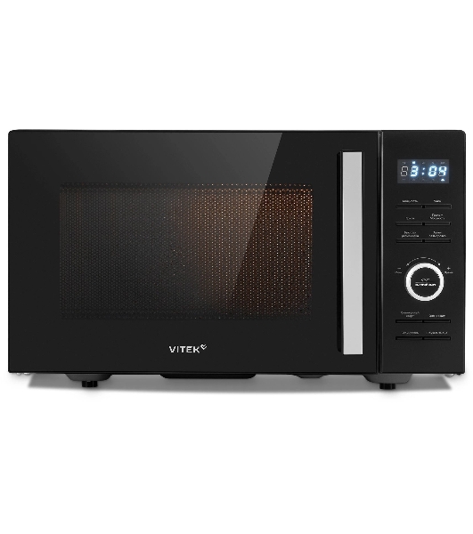 Микроволновая печь Vitek VT-MW1725 черный, 25 л, 900 Вт, переключатели - кнопки, поворотный механизм