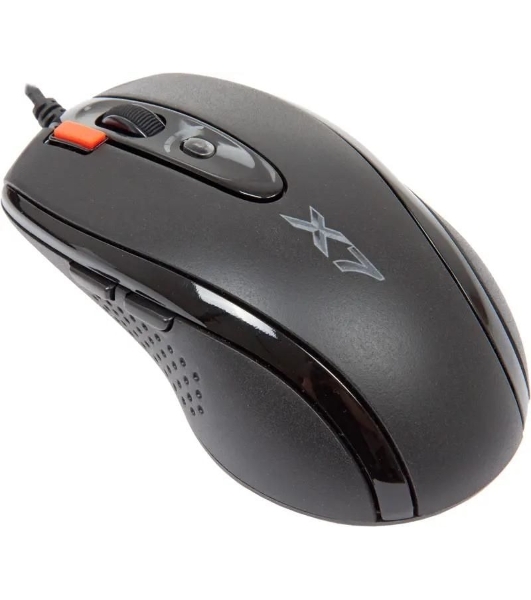 Мышь проводная A4Tech X-710BK черный, 2000 dpi, USB, кнопки - 7