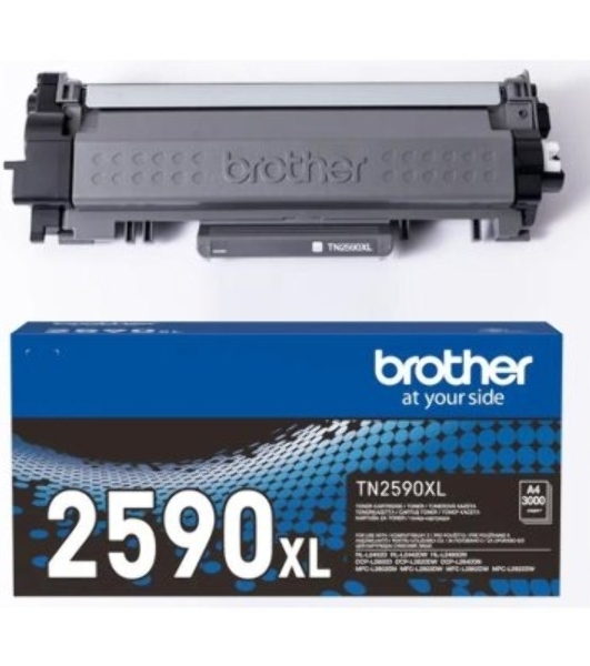 Картридж лазерный Brother TN-2590XL черный (3 000 стр.) для Brother DCP-L2600/DCP-L2622/DCP-L2640/HL-L2402/HL-L2442/HL-L2460