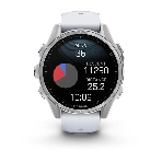 Умные часы Garmin Fenix 8, 1.3' AMOLED, 4G, Wi-Fi, Bluetooth, NFC, WR100, серебристый / белый, фото7