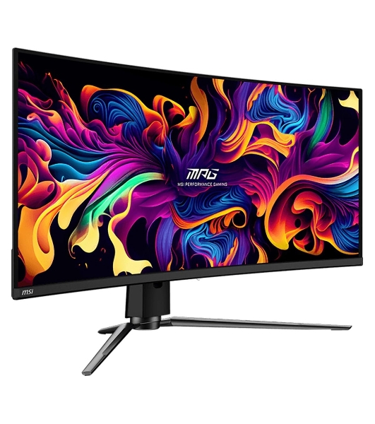 Монитор 34' MSI MPG 341CQPX QD OLED 3440x1440, 240 Гц, 0.03 мс, 21:9, 250 кд/м², 2xHDMI, 1xDP, 2xUSB-A 2.0, 1xUSB-C, 1x3.5 мм, изогнутый R1800, черный
