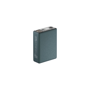 Портативный аккумулятор OLMIO QX-10, 10000mAh, 22.5W, QuickCharge3.0/PowerDelivery, LCD, темно-зеленый