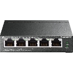 Коммутатор TP-Link TL-SG105MPE Easy Smart с 5 гигабитными портами (4 порта PoE+), 802.3af/at, бюджет PoE — 120 Вт, стальной корпус, фото2