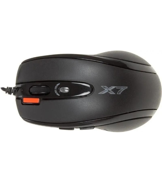 Мышь проводная A4Tech X-710BK черный, 2000 dpi, USB, кнопки - 7