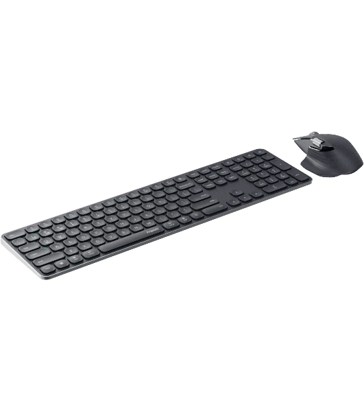 Комплект клавиатура+мышь Rapoo 9560M беспроводной, USB, 1600 DPI, чёрный