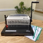Переплетчик Office Kit B2125N A4/перф.23л.сшив/макс.500л./пластик.пруж. (4.5-51мм), фото3