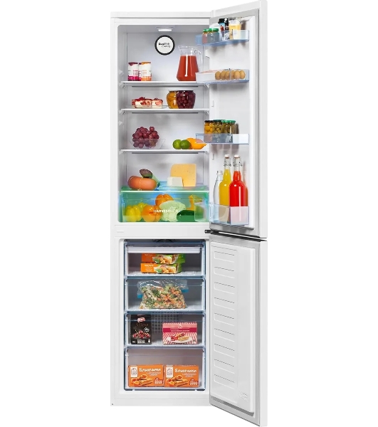 Холодильник Beko B3R0CNK332HW белый двухкамерный 200/100л морозилка снизу, No Frost