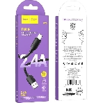 Кабель Hoco X96 Hyper iP USB (m)-Lightning (m) 1м черный коробка, фото5