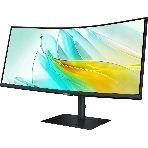 Монитор 34' Samsung ViewFinity S6 S34C650UAIXCI VA 3440x1440, 100 Гц, 5 мс, 21:9, 350 кд/м², 1xHDMI, 1xDP, 3xUSB, 1xUSB-C, 1xUSB-B, 1x3.5 мм, 2x5 Вт, изогнутый R1000, черный, фото4